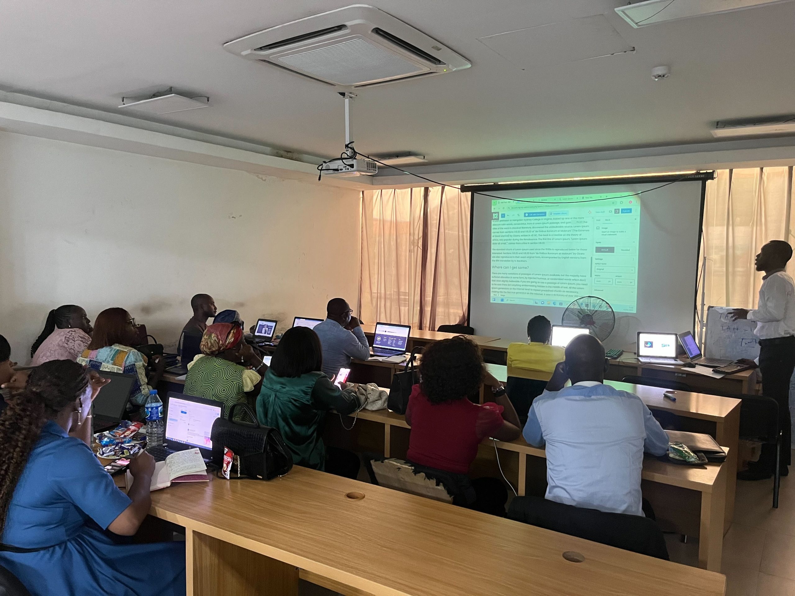 Nesrea staffs under go a 4 day training